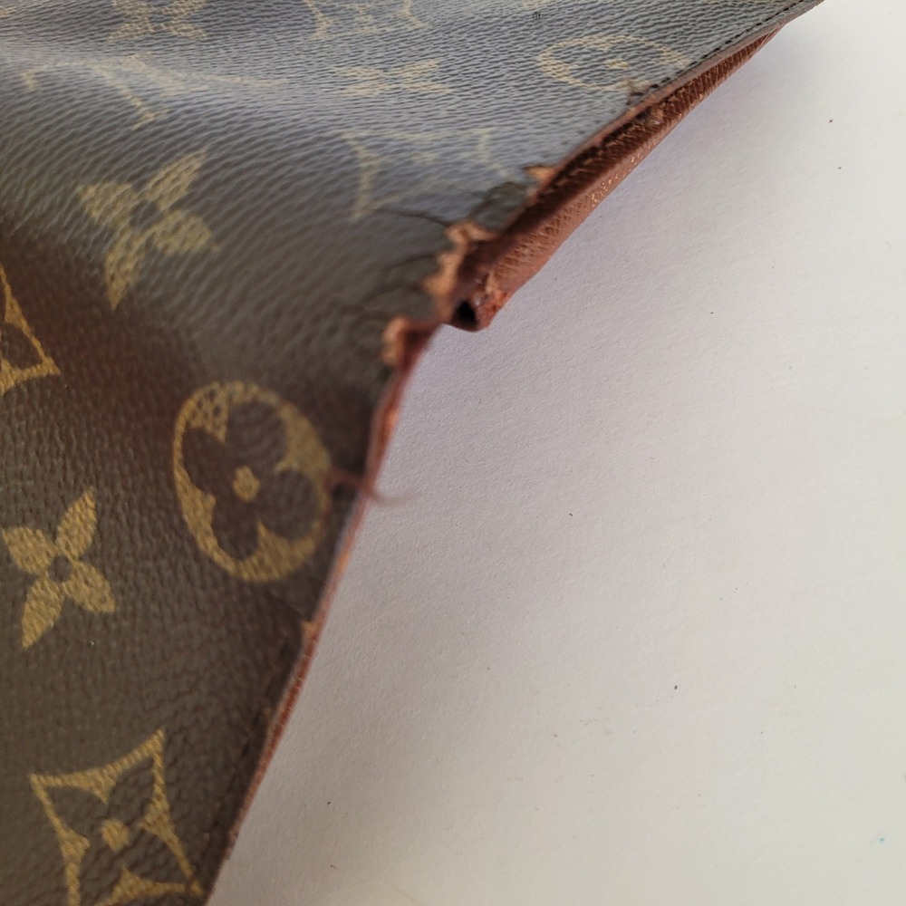 Louis Vuitton Monogram Bifold Wallet Brown CA0024 Made in Spain Project Piece - Picture 13 of 15